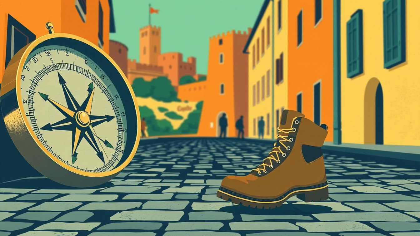 Cartel ilustrado: Primer y último lunes de octubre de Gernika-Lumo en Gernika-Lumo