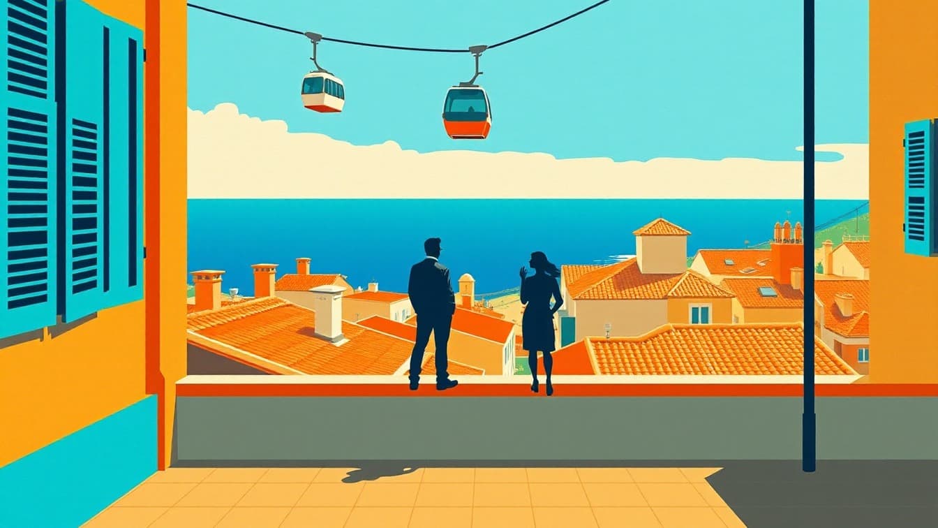 Иллюстрированная афиша: Teleférico Benalmádena в Teleférico Benalmádena, Малага