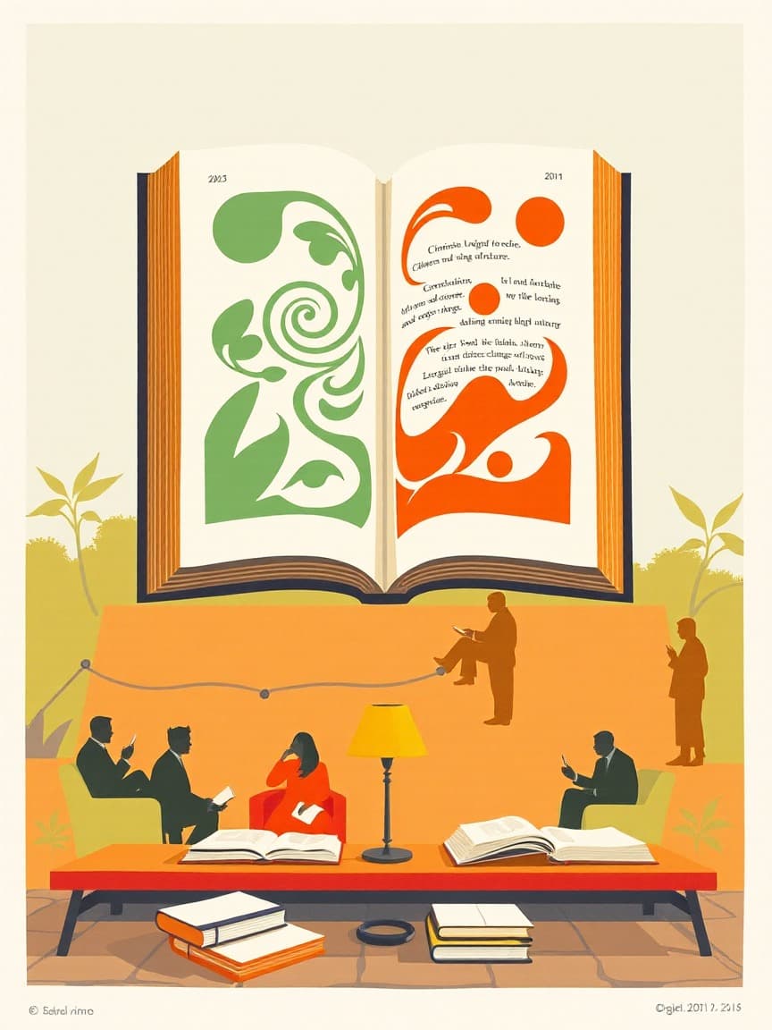 Illustriertes Plakat: CARTAGENA PIENSA Xº ANIVERSARIO: FERNANDO VALLADARES `CAMBIO CLIMÁTICO, OPORTUNIDAD O DESASTRE´ in Cartagena