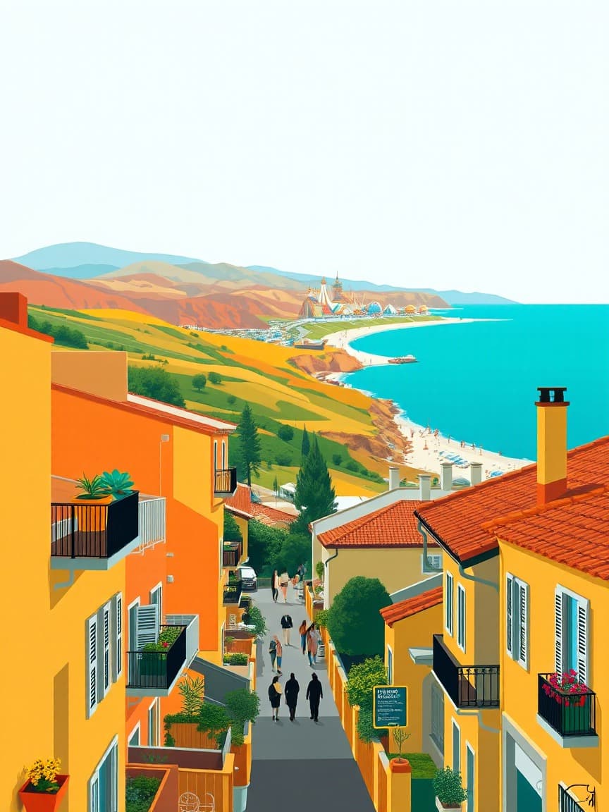 Cartel ilustrado: Entradas PortAventura Park en Tarragona en Port Aventura, Tarragona