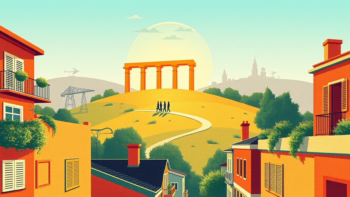 Illustriertes Plakat: Museo del Foro Romano Molinete – Museo Foro Romano, Murcia
