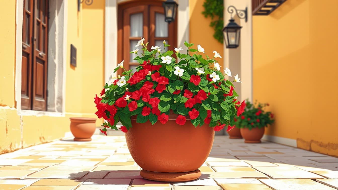 Affiche illustrée: Patios de Córdoba: Visite guidée à Visitas Ciudad Córdoba