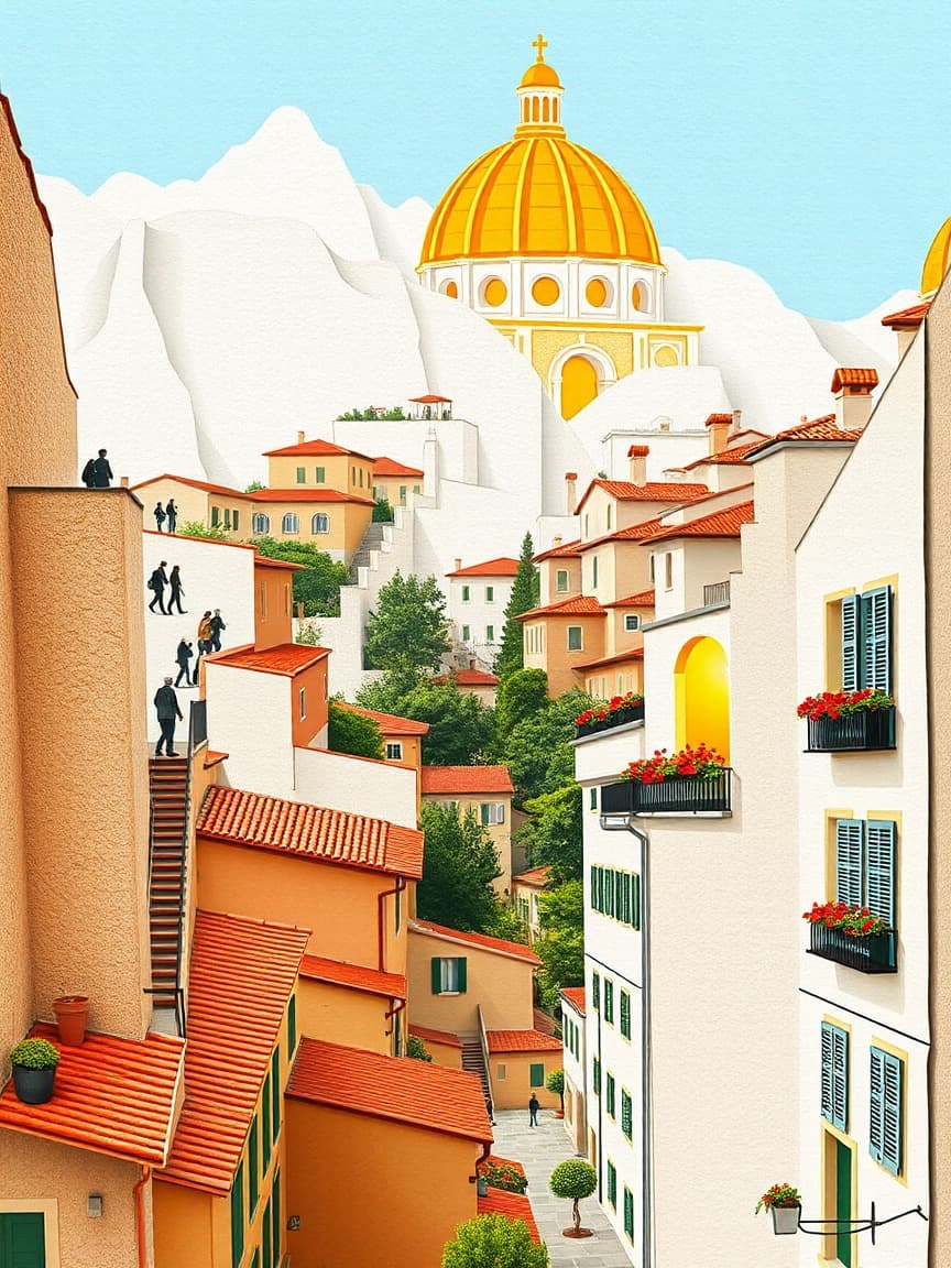 Affiche illustrée: Catedral de Granada, Capilla Real, Albaicín et Sacromonte: Visite guidée à Visitas por la ciudad de Granada, Grenade