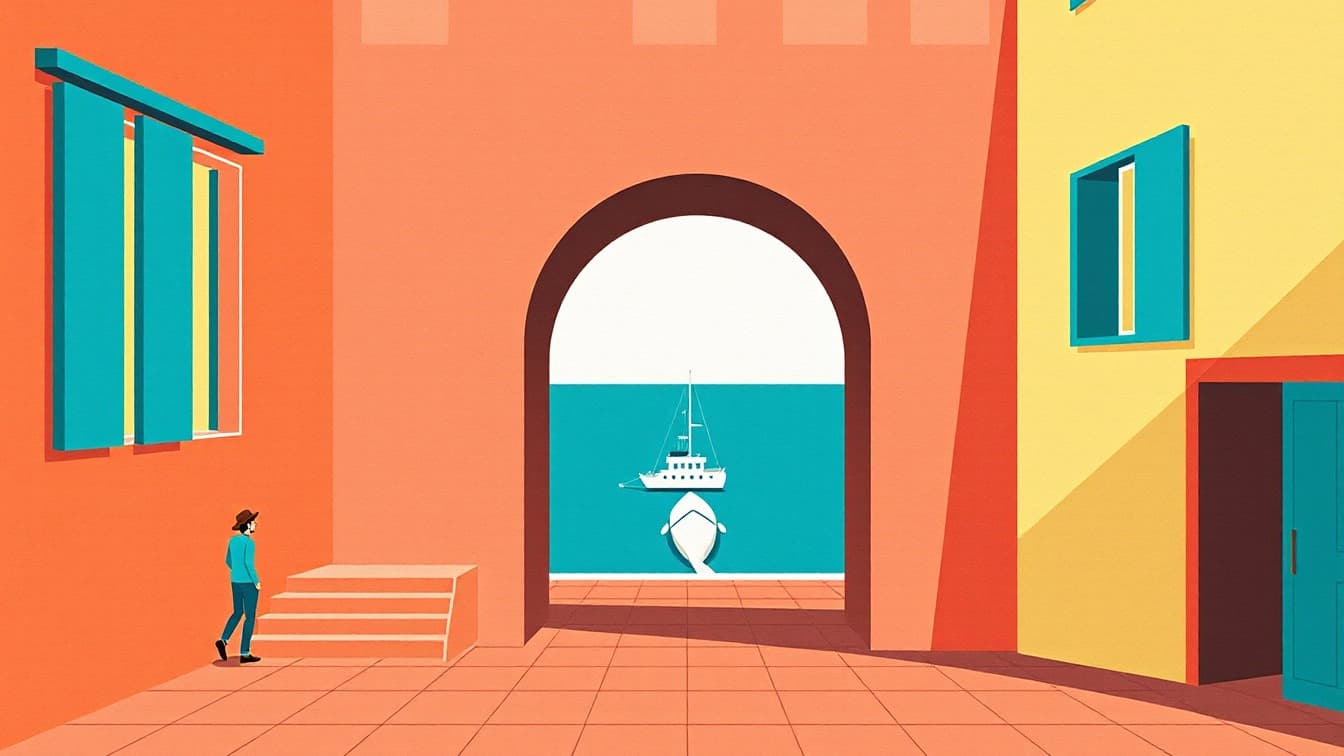 Illustrated poster: EL TEATRO ROMANO EN OCTUBRE -NOVIEMBRE. ACTIVIDADES Y RUTAS in Cartagena