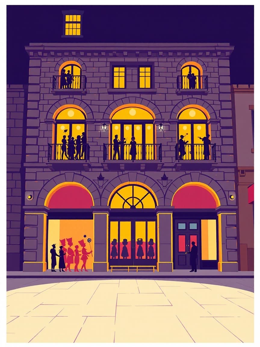 Illustriertes Plakat: Festival Utópolis 2026 en El Algar in Cartagena