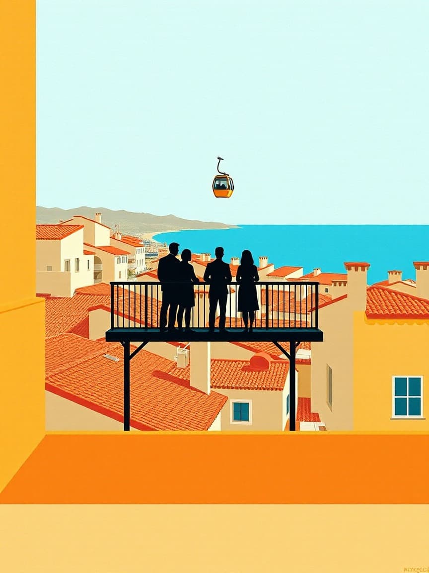 Иллюстрированная афиша: Teleférico Benalmádena в Teleférico Benalmádena, Малага