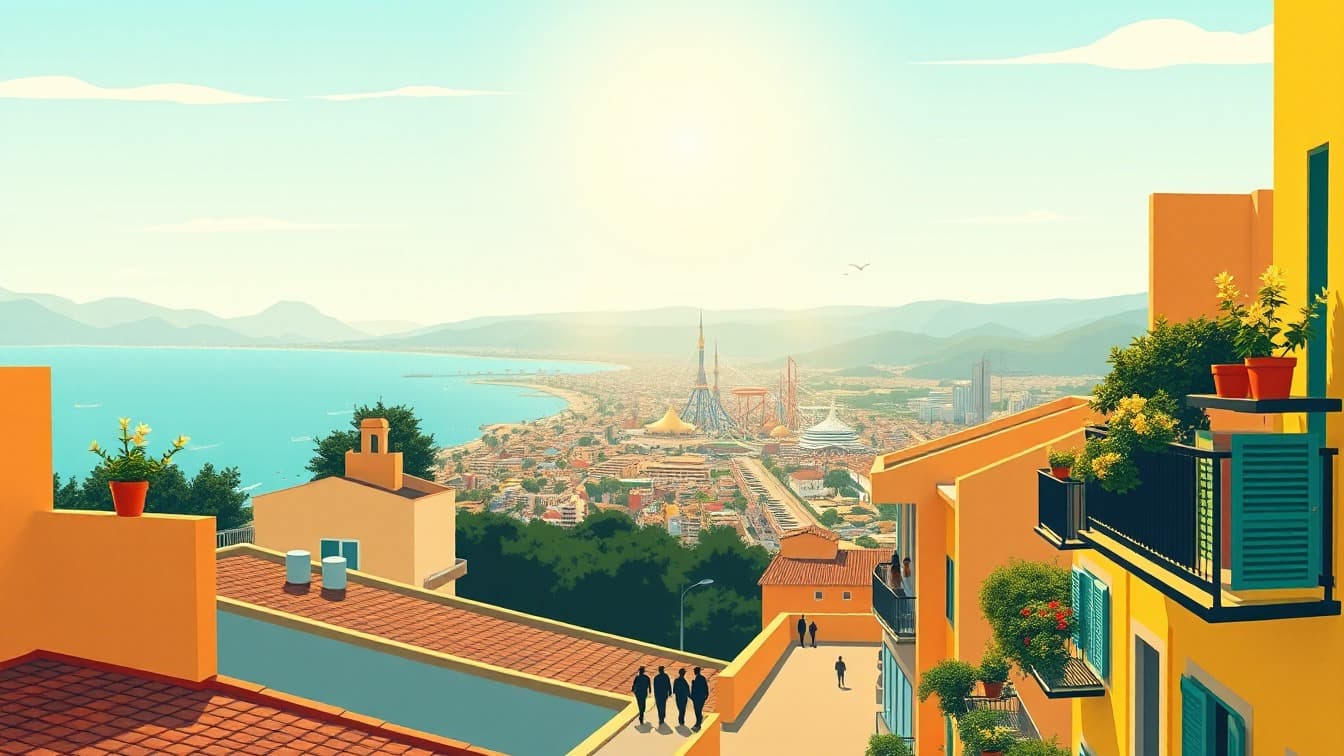 Cartel ilustrado: Entradas PortAventura Park en Tarragona en Port Aventura, Tarragona