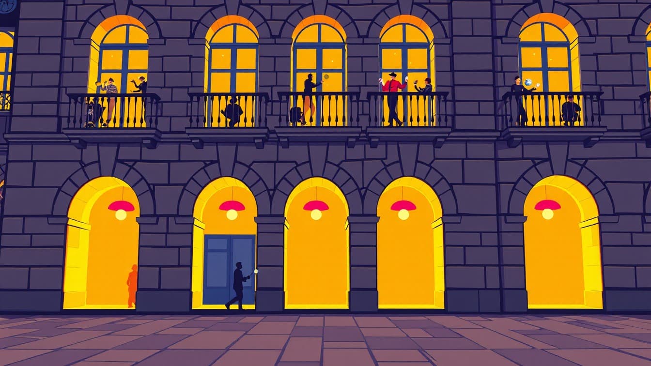 Illustriertes Plakat: Festival Utópolis 2026 en El Algar in Cartagena