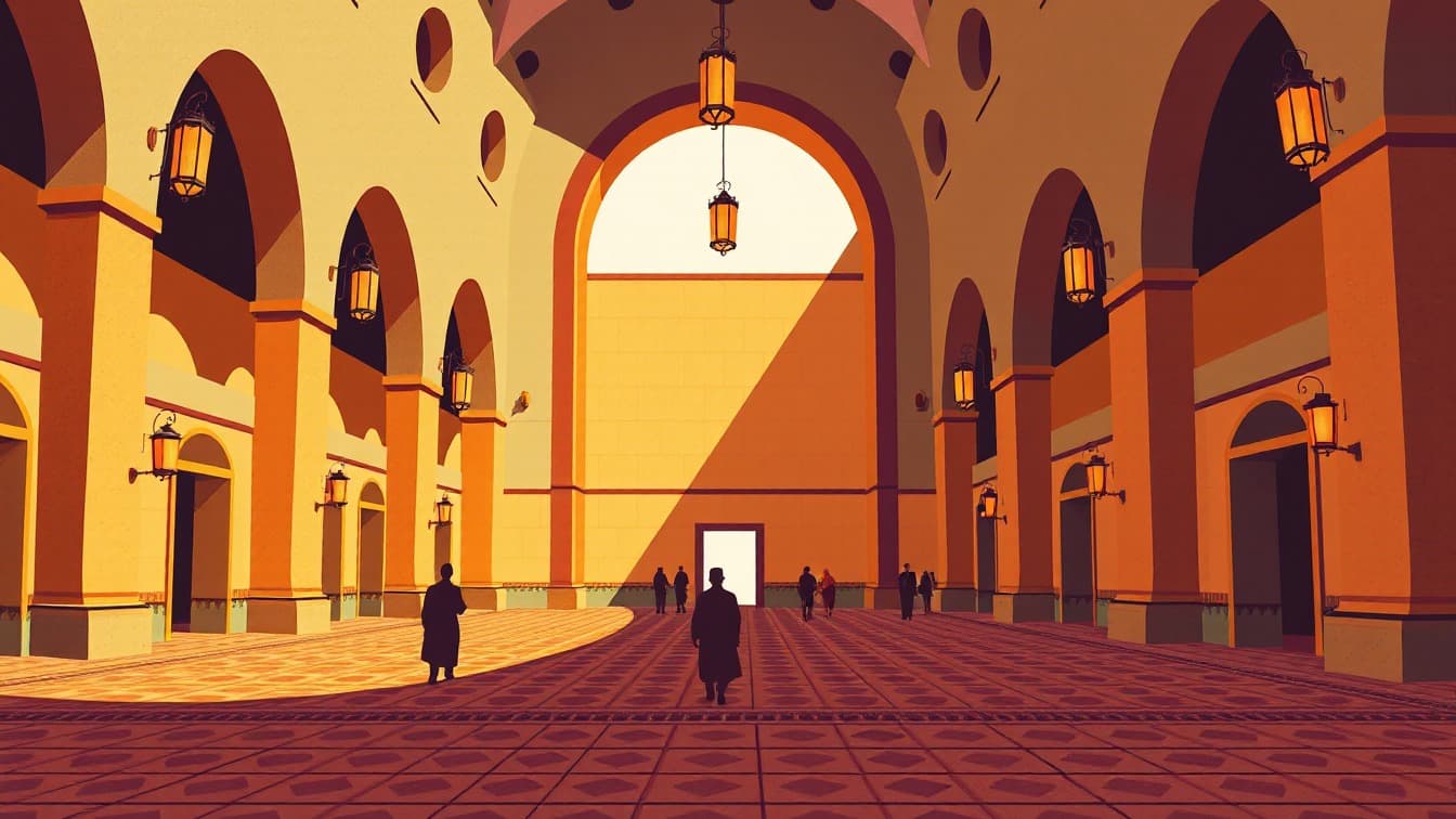 Cartel ilustrado: Hammam Al Ándalus Palma con masaje exclusivo en Baño árabe Hammam Al Ándalus Palma, Palma de Mallorca